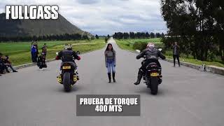 Yamaha MT10 vs Kawasaki Z1000 drag race