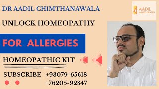 Allergy kit | Alag Allergy ke liye alag homeopathic dawai | Unlock Homeopathy | Dr Aadil