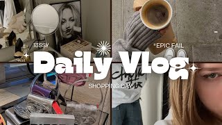 DAILY VLOG - ANDIAMO ALLA RICERCA DI SALDI / Shopping day +epic fail 📓✨🛒