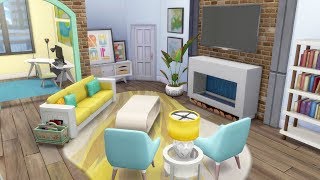 COLORFUL APARTMENT // The Sims 4: Fixer Upper - Home Renovation