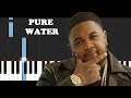 Mustard, Migos - Pure Water (Piano Tutorial)