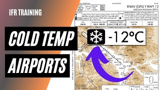 When an Airport is a Snowflake | Cold Temperature Airports | Altimeter Errors