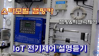 22-7-2 스타모빌 캠핑카 첨단 IoT 전기제어장치, 하부보강 설명듣기-캠핑 \u0026 피크닉 페어(Star Mobile IoT Electric Control)