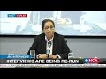 JSC interviews are being re-run