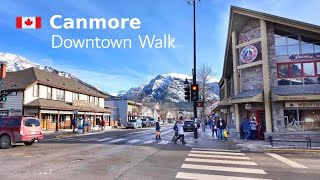 🇨🇦 Discover CANADA - Walking in Downtown CANMORE Alberta