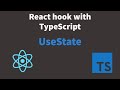 React hook with TypeScript useState