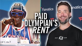 Flavor Flav \u0026 Serena Williams’ Husband Alexis Ohanian Pay Olympian’s Rent