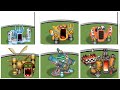 ALL Wubbox UP & DOW vs Wubbox My Singing Monsters vs ALL baby Wubbox  - Redesign Comparisons ~ MSM