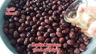 SİYAH ZEYTİNİ KURDUM AMA ACI, NASIL TATLANDIRIRIM/ Siyah zeytin nasıl tatlandırılır #siyah zeytin