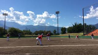 2017年9月10日第14回一般男子・原田総業ＳＣ戦・1回表守備