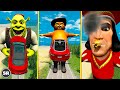 Super Cars VS Shrek Characters #1 😱 BeamNG.Drive | SuperReact