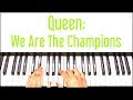 Queen - We Are The Champions: Piano Tutorial