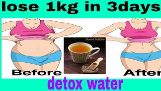 lose 1kg in 3 days