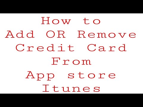 How to add or remove credit card to apple id from iphone or ipad How to add or remove credit card to apple id from iphone or ipad