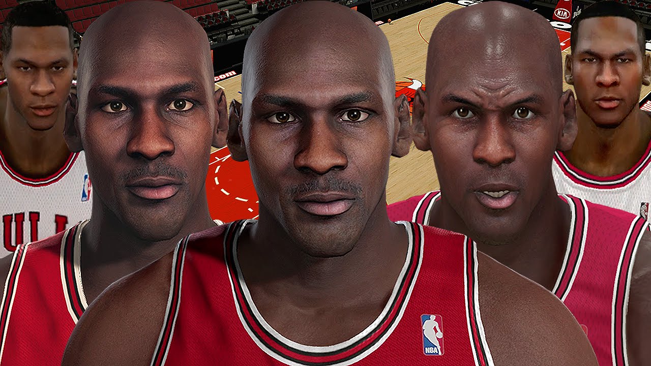 Michael Jordan From NBA 2K2 To NBA 2K16 - YouTube