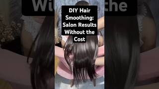 Chemical-Free Hair Smoothening in 30 Minutes  #facts  #shorts #diy