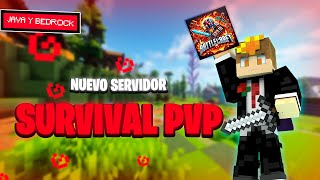 💎📢Nuevo Servidor SURVIVAL PVP | Servidores de Minecraft Java/Bedrock 👌 | 1.21.x