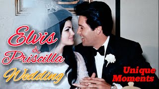 Elvis and Priscilla Wedding great footage | Looking at Elvis and Priscilla Las Vegas Wedding
