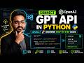 Connect OpenAI GPT API in Python Locally 🚀 Beginner Step-by-Step Guide