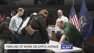 Public meeting held to discuss Apple Avenue reconstruction project in Muskegon