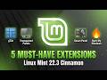 Linux Mint 22.3 Cinnamon: 5 MUST-HAVE Extensions You Should Install Right Now