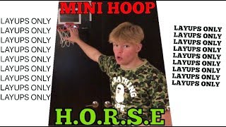 Mini Hoop H.O.R.S.E (LAYUPS ONLY)