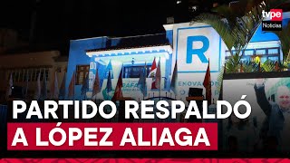 Renovación Popular pide a Montoya, Cueto y Padilla que renuncien a la bancada parlamentaria