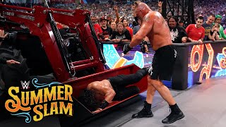 Brock Lesnar sends Roman Reigns to Tractor City: SummerSlam 2022 (WWE Network Exclusive)