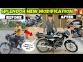 Splendor New Modification🥵🔥*FULL LOOK CHANGE😱HOGYI*Glosy Tapping😍|2005 Model | Kharcha Hogya😭