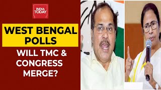 West Bengal Polls: Adhir Ranjan Chowdhury Says Mamata Banerjee-Led TMC Should Merge With Congress