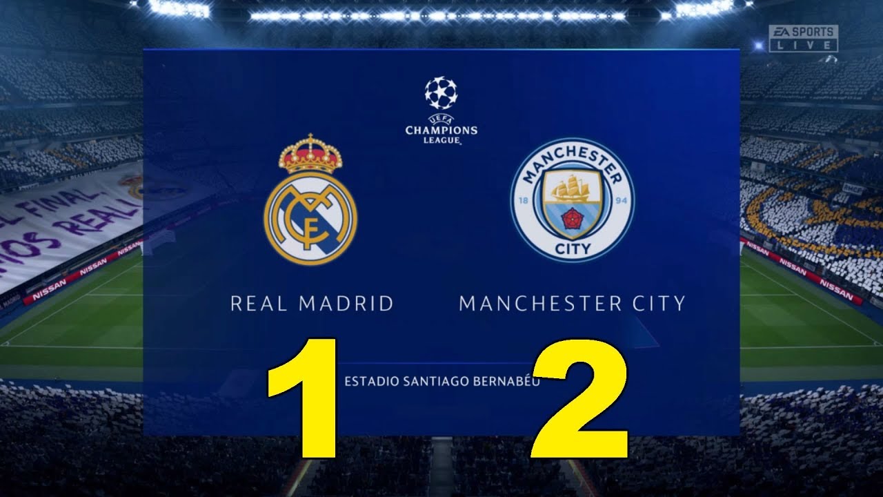 Real Madrid Vs Manchester City 1-2 | UEFA Champions League 26/02/20 ...