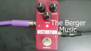 KOKKO DISTORTION (Mini) FDS2 Pedal demo