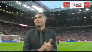 CASEMIRO UNVEILED TO OVER 70K FANS AT OLD TRAFFORD...