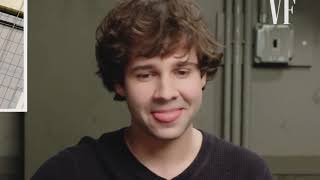 David Dobrik trying not to cry for 1 min straight (Vanity Fair lie detector test