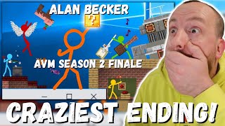 CRAZIEST FINALE EVER! Alan Becker Animation vs Minecraft Shorts Ep. 17 - 19 (REACTION!) Season 2
