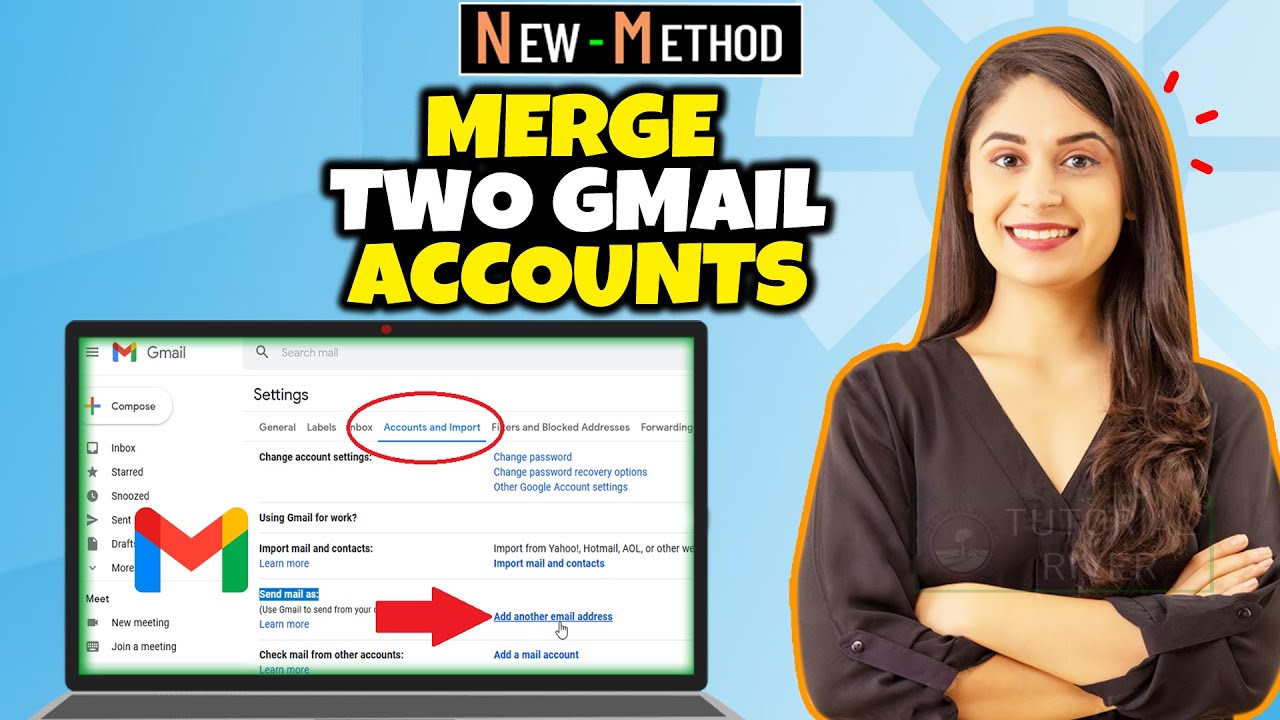 How To Merge Two Gmail Accounts 2024 - YouTube