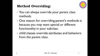 Method Overloading & Overriding in Python