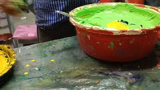 সবুজ কালার রং তৈরি করবেন কিভাবে 🎨 How to make green color paint