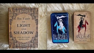 Tarot Deck Flip Through: The Tarot of Light and Shadow by John Matthews and Andre Aste