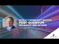 What Is Post-Quantum Cryptography?