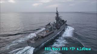 【軍事武裝】海軍諾克斯級飛彈巡防艦（FFG-939）入夜前航向大海