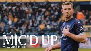 MIC'D UP | Jan Vertonghen wears a microphone during the game | Now on MAUVE TV