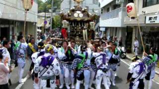 平成２２年　小田原・松原神社　例大祭　本社神輿町内渡御　その１