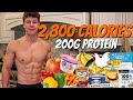 Full Day of Eating 2,800 | High Protein Diet To Build Muscle