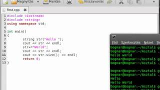 C++ tutorial 19 - string (part 1).avi