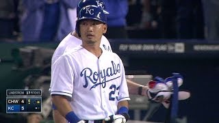 CWS@KC: Aoki hits single up the middle to plate run