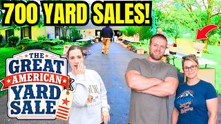 WE WENT TO THE LARGEST COMMUNITY YARD SALE EVER AND THIS HAPPENED