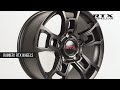 Rainier Satin Black | RTX Wheels