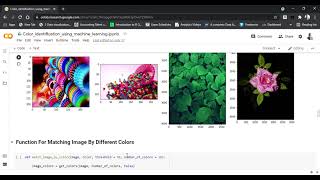 Color identification in image using python