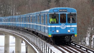 Cx last service in Stockholm subway